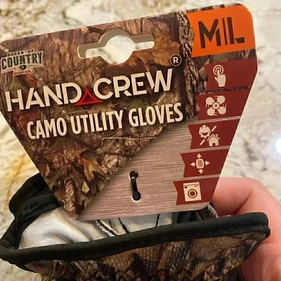 HandCrew  Unisex Synthetic Leather Multipurpose Gloves, Medium/Large (1-Pair) - Picture 8 of 9